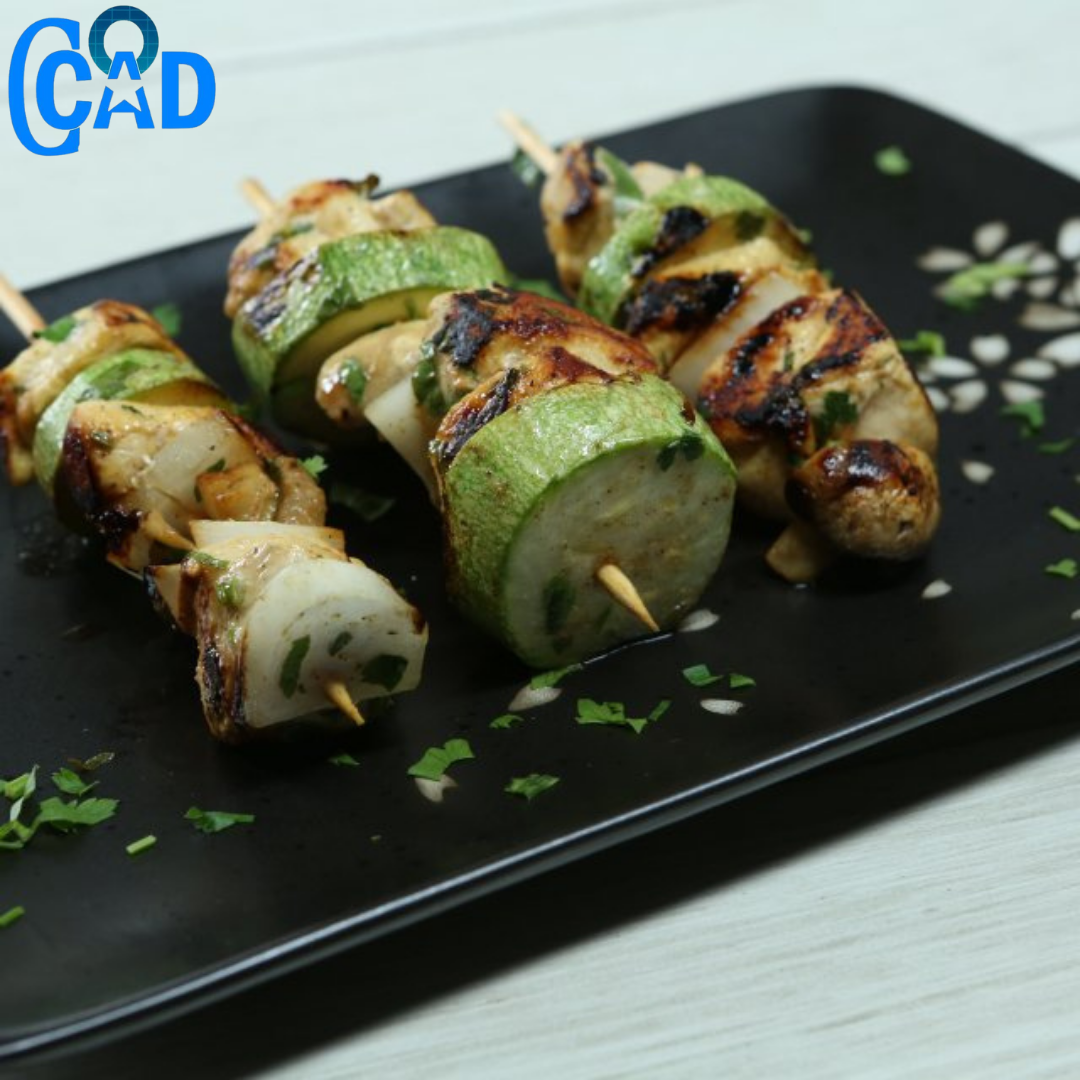Nuestra cocina. Brochetas de pollo con verduras