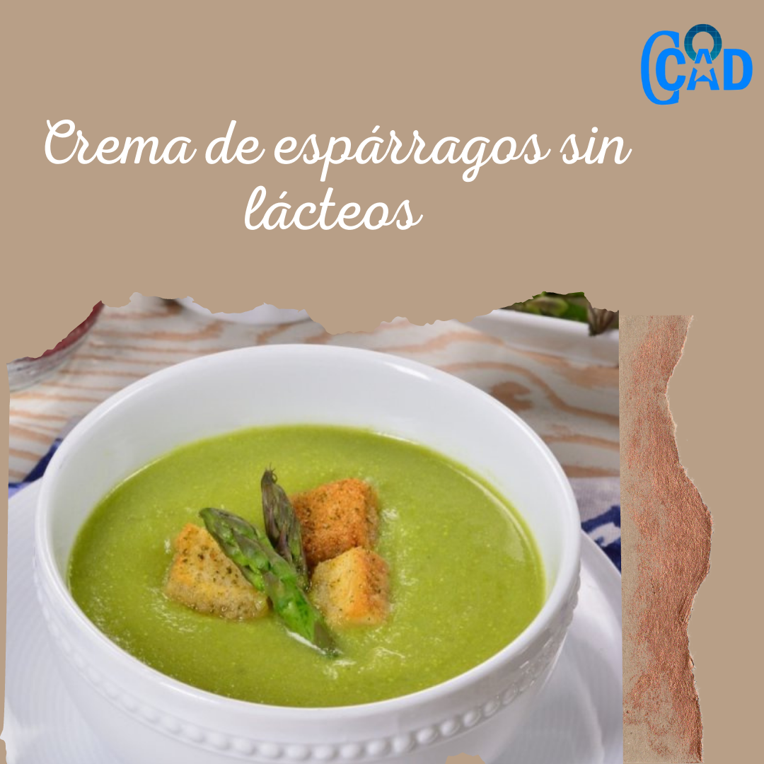Nuestra cocina. Crema de espárragos sin lácteos.