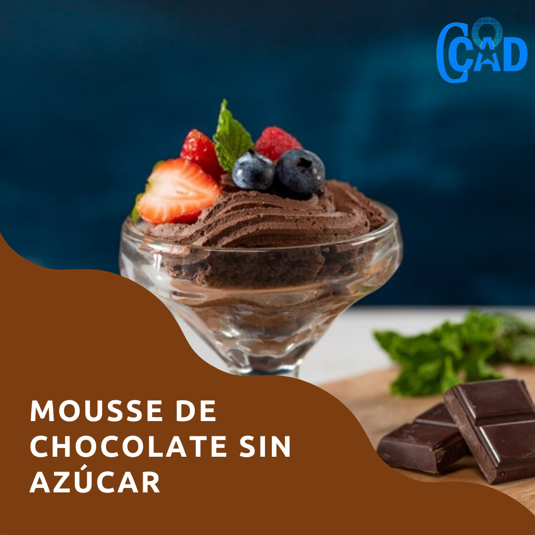 Nuestra cocina. Mousse de chocolate sin azúcar.