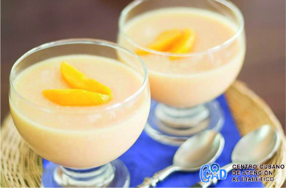 Nuestra cocina. Mousse de durazno