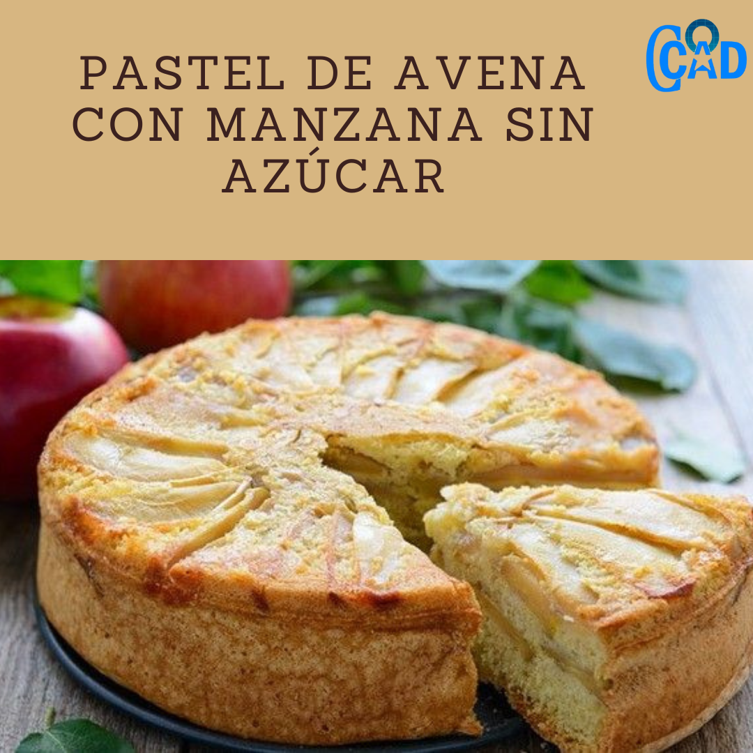 Nuestra cocina. Pastel de avena con manzana sin azúcar