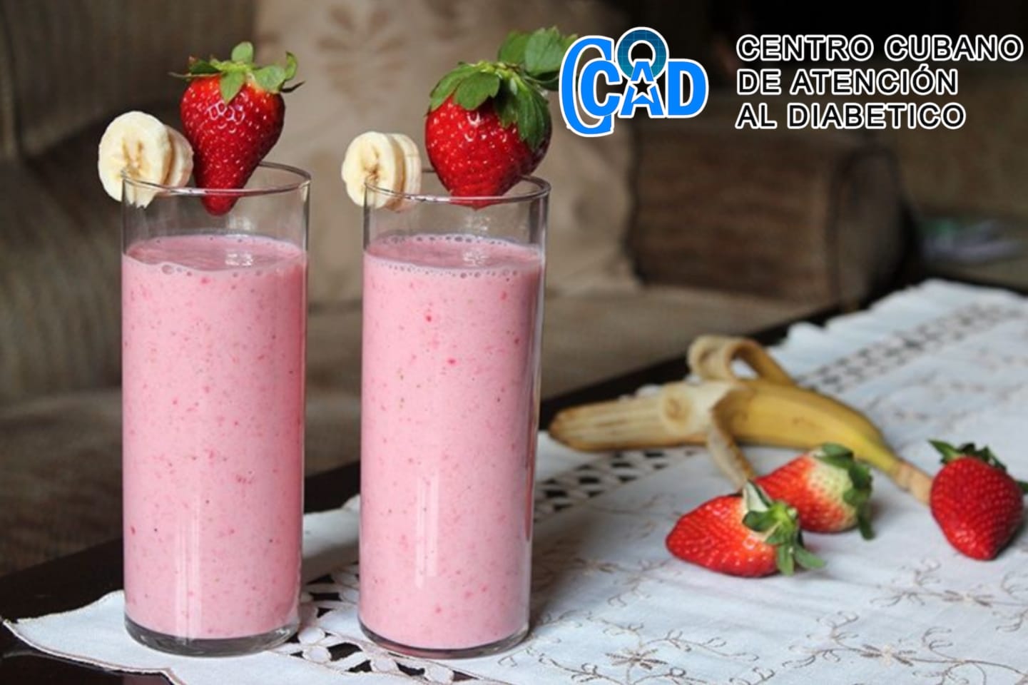 Nuestra cocina. Receta De Batido De Fresa Y Plátano Sin Azúcar 