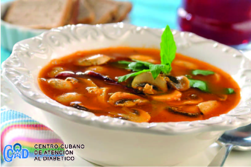 Nuestra cocina. Sopa de champiñones