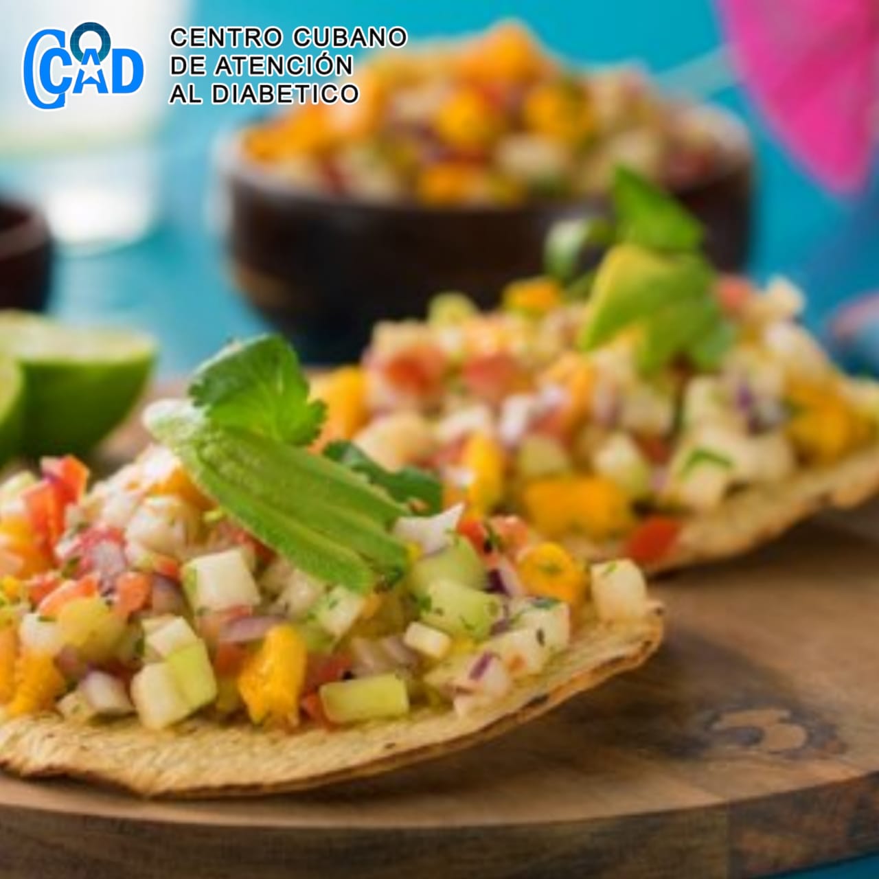 Nuestra cocina. Tostadas de ceviche de jícama